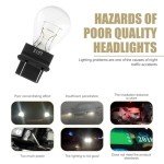 Anyhut 10-Pack 3157 Turn Signal & Brake Bulbs