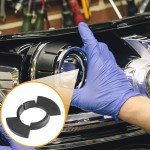 Honda H1 LED Headlight Bulb Retainer Adapter Set