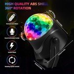 2-Pack Sound Activated Disco Ball Party Lights