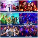 2-Pack Sound Activated Disco Ball Party Lights
