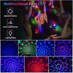 2-Pack Sound Activated Disco Ball Party Lights