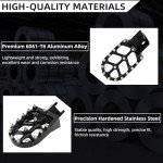 Wider CNC Foot Pegs for TW 200 Dirt Bikes