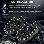Wider CNC Foot Pegs for TW 200 Dirt Bikes