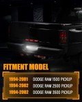 LESAUCE LED License Plate Light for Dodge Ram