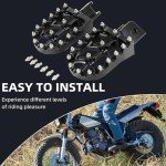 Wider CNC Foot Pegs for TW 200 Dirt Bikes
