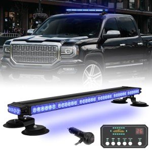 28.4" 80 LED Emergency Strobe Light Bar