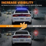 28.4" 80 LED Emergency Strobe Light Bar