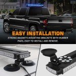 28.4" 80 LED Emergency Strobe Light Bar