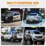 28.4" 80 LED Emergency Strobe Light Bar