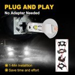 AHOBXD H1 Super Bright 6500K Fog Light Bulbs