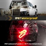 2-Pack 6" Smoked Lens LED Oval Tail Lights