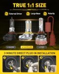 AUXITO 9145 LED Fog Light Bulbs - 6500K Cool White