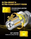 AUXITO 9145 LED Fog Light Bulbs - 6500K Cool White