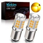 Amber 1157 LED Bulbs for Turn Signals - 2 Pack