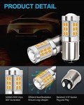 Amber 1157 LED Bulbs for Turn Signals - 2 Pack