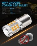 Amber 1157 LED Bulbs for Turn Signals - 2 Pack