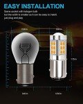 Amber 1157 LED Bulbs for Turn Signals - 2 Pack