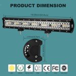 YBYZ 20 Inch LED Light Bar for Trucks