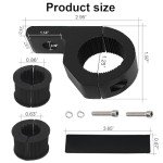 LED Light Bar Clamp Kit for 0.75"-1.25" Tubes