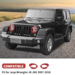 Angry Bird Headlight Trim Kit for Jeep Wrangler