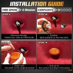 HERCOO LED Side Marker Lights for Ford Super Duty
