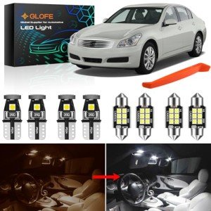GLOFE Bright White LED Kit for Infiniti G35