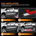 2PCS 70 Inch LED Running Board Emergency Lights