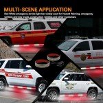 2PCS 70 Inch LED Running Board Emergency Lights