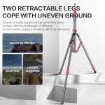 Adjustable Carbon Fiber Tripod Stand for Photography