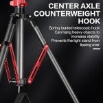 Adjustable Carbon Fiber Tripod Stand for Photography