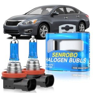 SENROBO H11 Halogen Headlight Bulbs for Nissan Altima