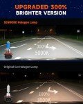 SENROBO H11 Halogen Headlight Bulbs for Nissan Altima