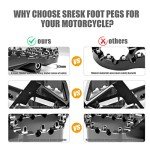 Hutexico 360° Adjustable Foot Pegs for Harley