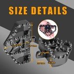 Hutexico 360° Adjustable Foot Pegs for Harley
