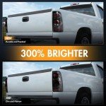 Smoke Black Taillights for 1999-2007 Chevy Silverado