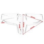 Motorcycle Windshield Deflector for Yamaha Tenere 700