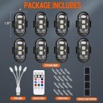 Remote Control LED Strobe Lights - 8 Colors