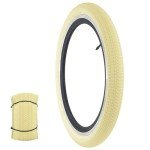 20-Inch Light Yellow BMX Bike Tire Replacement