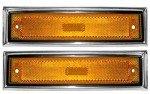 CK Pickup Suburban Fender Marker Light with Chrome Trim