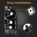MiKaFex Tail Light Housing for Chevy & GMC