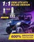 Auxpower 9006 HB4 High Power Fog Lights - 2 Pack