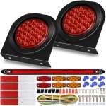 RONSTA 4-inch LED Boat Trailer Light Kit