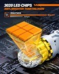 SEALIGHT Amber LED Bulbs T25 for Turn Signal