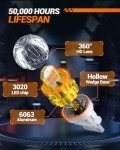 SEALIGHT Amber LED Bulbs T25 for Turn Signal