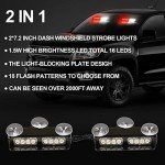 ASPL 16LED Emergency Strobe Lights for Vehicles