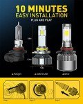 AUXITO 9005 Fog Light Bulbs - 40000LM Bright Pack