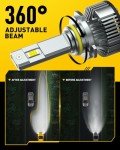 AUXITO 9005 Fog Light Bulbs - 40000LM Bright Pack