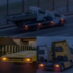 2Pcs 6.5 Inch LED Trailer Turn Signal Lights