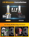9005 Fog Light Bulbs - 25000LM Bright, 6500K