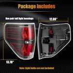 Ford F150 Tail Light Assembly Pair (2009-2014)
